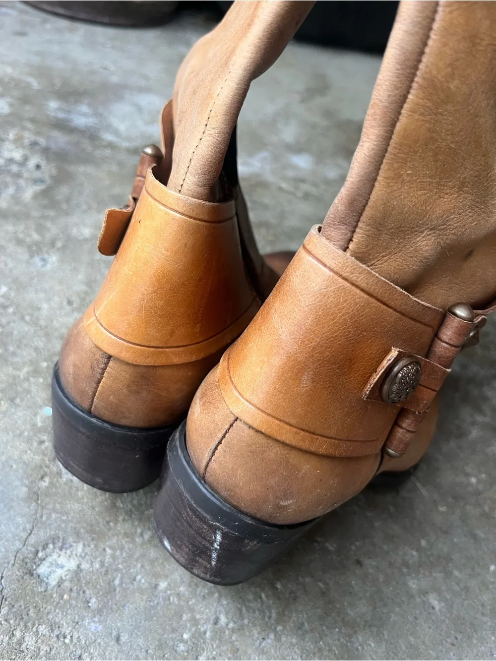 Vince Camuto Brooklee Camel Colored Boot 7B